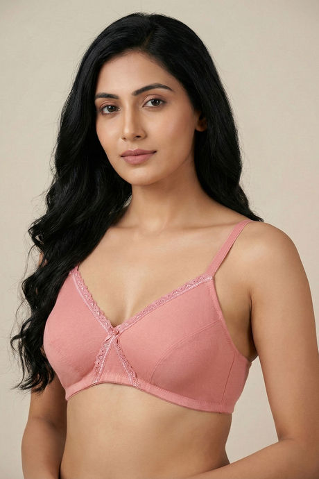 Zivame Double Layered Non Wired 3/4th Coverage Tshirt Bra - Lobster Bisque — image 2